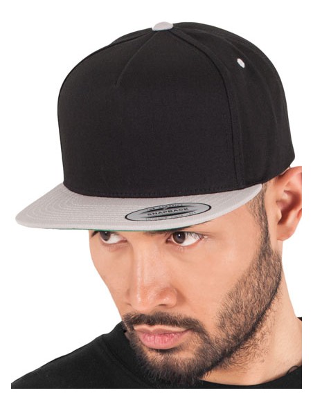 FLE-6007T-Classic 5 Panel Snapback Cap 2